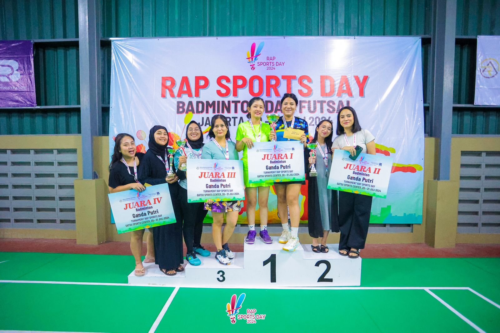 Rapartnership - pemenang badminton